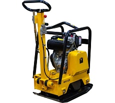 Реверсивная дизельная виброплита Masalta Kama KM173F, 5,5 л.с., 137 кг, колеса, MS125-1 ВИБ165