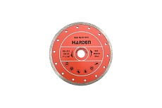 Диск алмазный отрезной сплошной 180x22.2 мм, влажная резка Harden 611314