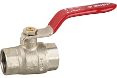 Шаровой кран Зубр 3/2&quot; полнопроходной &quot;мама-мама&quot; ручка никелированная латунь 51350-N-3/2