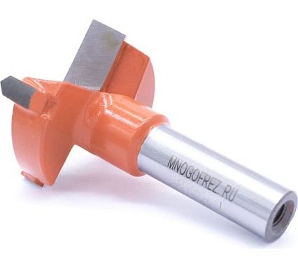 Сверло чашечное четырехзаходное по дереву FT120119L (35х57 мм; хв-к 10 мм; левое вращение) МНОГОФРЕЗ 6609