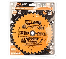 Диск пильный по дереву (210х30/25х1,8/1,2 мм; Z36) CMT 271.210.36M