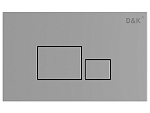 Кнопка смыва D&K Quadro DB1519001 хром