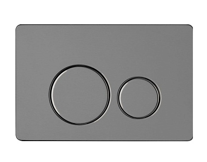 Кнопка смыва AQUAme AQM4111GM оружейный металл Кнопка смыва AQUAme AQM4111GM оружейный металл