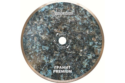 Диск алмазный отрезной сплошной Гранит Premium 350x32 мм TRIO-DIAMOND GP379