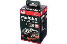 Аккумулятор LiHD 18 В, 5.5 А*ч Metabo 625368000