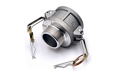 Камлок переходной алюминиевый HIMPT В-2015 (МАМА 50мм + нар. резьба 38мм) 2&quot; х 1 1/2&quot; 00-00014387