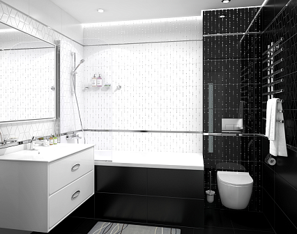 Плитка Laparet Tabu чёрная 30х60 см