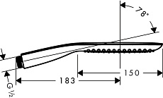 Душевая лейка Hansgrohe PuraVida 28558000
