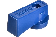 Ручка-флажок для коллекторов и кранов Tiemme SMALL металлическая, синяя 1790005