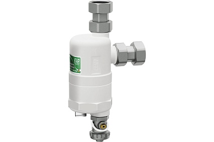 Грязеуловитель FAR COMPACT белый корпус, с магнитными вставками, 3/4", накидная гайка FA 2275 34