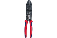 Пресс-клещи для резки и зачистки кабеля Knipex 3 гнезда KN-9722240SB