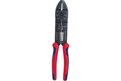 Пресс-клещи для резки и зачистки кабеля Knipex 3 гнезда KN-9722240SB