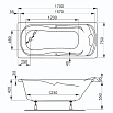 Акриловая ванна VagnerPlast Charitka 170x75