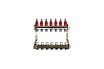 Коллекторный блок для тепл.пола 1x3/4EU отв.-7 Gekon GK 74107