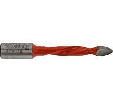 Сверло сквозное 7x35x70 мм, S10x30 мм, L Woodtec ИН 359086