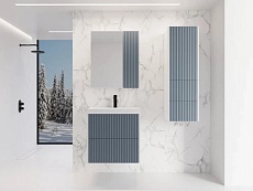Зеркальный шкаф Style Line Стокгольм 60 см, графит софт ЛС-00002319