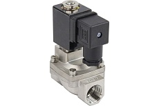 Электромагнитный клапан DN.ru VS2W-401V-PU-NC Ду32 Ру10 сталь, пилотный VITON 24В DC D130-01550