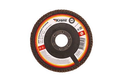 Круг лепестковый торцевой P24, 115x22.2 мм Kranz KR-90-0004