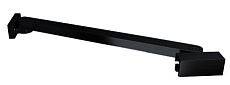 Фиксатор WasserKRAFT D265 для стеклянной шторки, черный