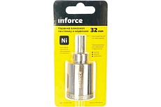 Коронка алмазная по стеклу и керамике (32 мм; 30 мм) Inforce 11-01-070