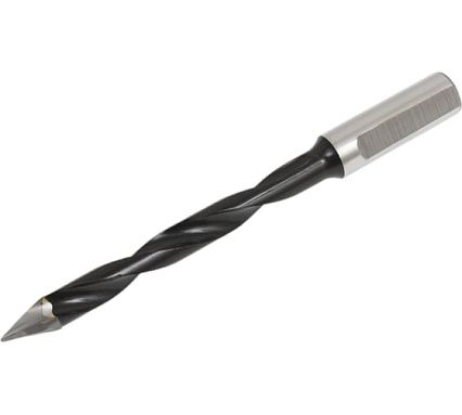 Сверло присадочное усиленное сквозное (8x105 мм; S=10x27 мм; RH) ROTIS 422.08105R