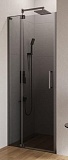 Душевая дверь Cezares SLIDER-B-1-80/90-GRIGIO-GM 80/90x195, серая, оружейная сталь