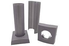 Кожух BYR PEX 100 мм (2 шт.) накладка серая (2 шт.) 2066 х 2 х 2070