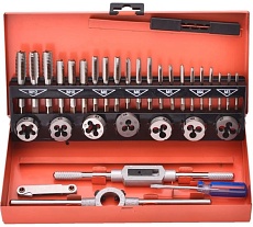 Профессиональный набор метчиков и плашек Harden 32 предмета 610453