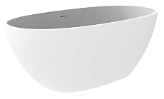 Ванна из искусственного камня Timo Lempi LEMPI1800 180x79 см белый матовый