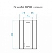 Шкаф подвесной Style Line Эко Стандарт 30 см угловой, белый ЛС-00000134