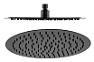 Верхний душ RGW Shower Panels SP-81B 30x30 черный