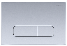 Кнопка смыва Aquatek KDI-0000014 матовый хром