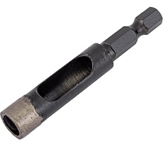 Коронка алмазная по керамограниту, серебряная пайка (10 мм) TRIO-DIAMOND GCB754