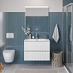 Тумба с раковиной BelBagno Uno 80 см Bianco Opaco