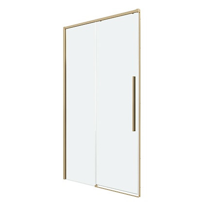Душевая дверь Grossman Galaxy 100x195 прозрачное, золото сатин 100.K33.01.100.32.00