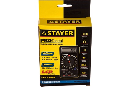 Мультиметр Stayer PROFESSIONAL PRODigital 45310