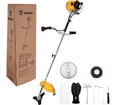 Триммер бензиновый Deko DKTR52 SET 10, леска/нож/диск 063-4468