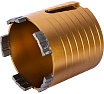 Коронка алмазная Эксперт по бетону 82 мм, SDS-plus, безударная, 5 турбосегментов 10 мм Практика 908-283