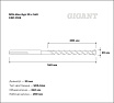 Бур SDS-Max (20x340 мм) Gigant GRD 2105