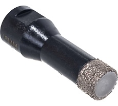 Коронка алмазная с воском по керамике и керамограниту Super Hard (16 мм; M14) Hilberg HH616