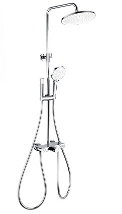 Душевая стойка Wonzon&Woghand Muse Selesta WW-B4113-CR термостат, хром