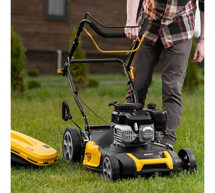 Бензиновая газонокосилка Denzel glr-510sp-zs 58825