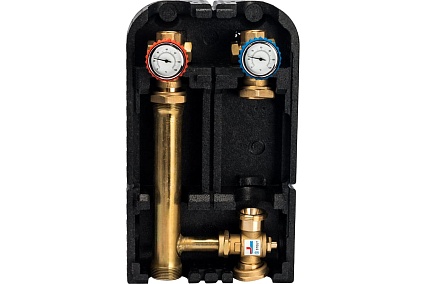 Насосная группа для твердотопливных котлов (1", без насоса) STOUT SDG-0014-002501