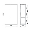 Шкаф подвесной Am.Pm X-Joy 60 см белый глянец M85CHX0602WG