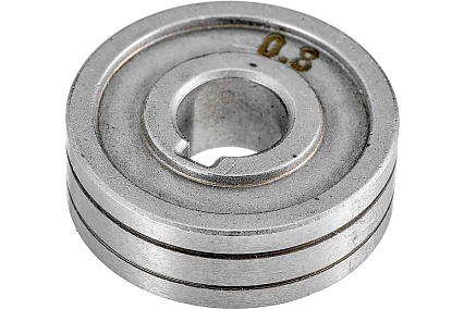 Ролик подающий 0.6-0.8 мм 30x10x10 V ПКФ Сварком р15852