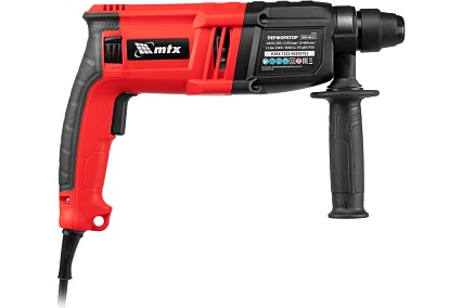 Электрический перфоратор MTX mrh-600-22, sds-plus, 600 Вт, 2.2 Дж, 3 плюс 1 реж. 26682
