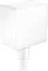 Шланговое подключение Hansgrohe Fixfit Square 26455700 матовый белый