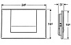 Кнопка смыва Geberit Tango 115.760.46.1