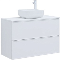 Мебель для ванной Aquanet Арт 100 см со столешницей, белый матовый