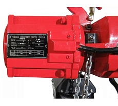 Скоростная цепная таль на крюке OCALIFT 0015-01s 150 кг, 3 м, 380 в, 20 м/мин OCA001501SN3m